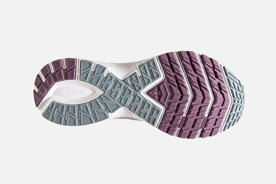 Brooks Launch 7 Road Loopschoenen Dames - Grijs/Paars - 834052CNF